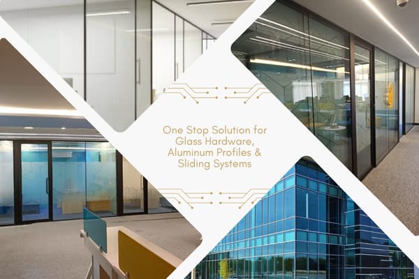 Stop Solution for Glass Hardware, Aluminum Profiles & Sliding Systems